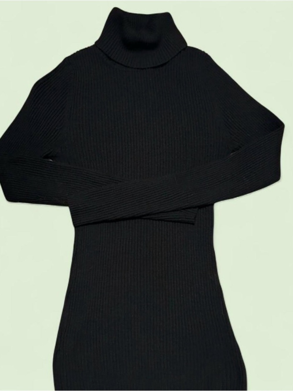super cute black turtleneck